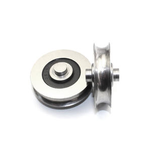 Manufacturer Supplied 608RS Stainless Steel Wire Rope Pulleys Rust-Proof Hanging <b>Rollers</b> <b>for</b> <b>Shower</b> Room Glass <b>Door</b> Pulleys - Product Image 5