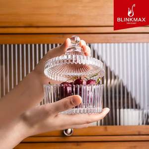 Barattolo in Vetro Hxglass 9OZ a Forma di Yurta Mongola con Coperchio per Contenitore Alimentare da Cucina Multiuso Portagioie Portacandele - Product Image 3