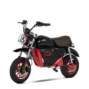 Motocicleta Eléctrica Todoterreno con Freno de Disco Hidráulico de 48V, Motor sin Escobillas de 800W, Suspensión Delantera/Trasera, Velocidad de 40-60 km/h - Speed-Monkey Rcycle - Product Image 4
