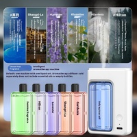 Diffuseur d'huiles essentielles électronique portable, écologique et moderne, à flamme, rechargeable par USB, pour bureau et salle de bain