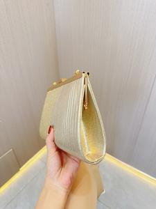 Bolso de Noche de Piel Auténtica con Acabado Satinado, Impermeable, con Cierre de Cremallera, para Bodas, Banquetes y Fiestas Unisex - Product Image 5