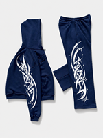 Hoodie personnalisé avec logo imprimé en relief 3D sur l'épaule, pour homme, coupe oversize, court, épais, zippé, effet vieilli, style vintage, ensemble