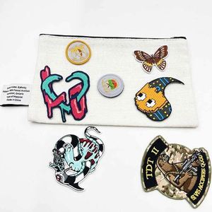 Parches Bordados Personalizados, Lindos Parches Termoadhesivos, Llaveros con Parches Tejidos Termoadhesivos para DIY, Carteras de Lona, Correas para Lápices - Product Image 6