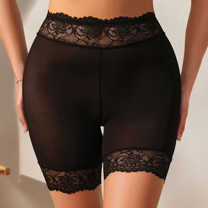 Leggings in Pizzo a Vita Alta, Pantaloncini di Sicurezza Anti-Arricciamento, Mutande Modellanti per Donna - Product Image 3