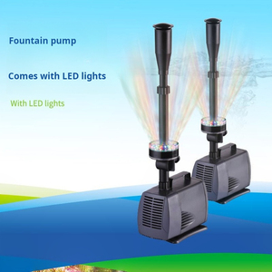 Pompa sommergibile in plastica moderna 100W per acquario e paesaggio a forma di rettangolo con luci colorate pompa di circolazione - Product Image 5