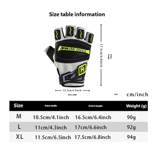 Guantes de Motocicleta Unisex para Todo Clima, Medios Dedos, Protección de Verano, Antideslizantes, Agarre Firme - Product Image 2