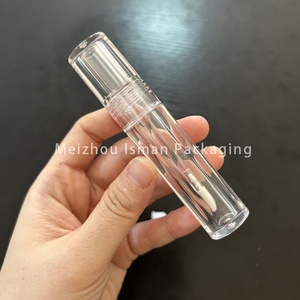 หลอดลิปกลอสทรงรี ISMAN ขนาด 5 มล. แบบใส  บรรจุภัณฑ์เปล่าสำหรับลิปสติกเนื้อลิควิด  ผนังหนา  บรรจุภัณฑ์เครื่องสำอาง  รับทำโลโก้ตามสั่ง - Product Image 5