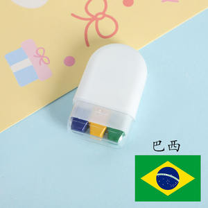 Sport adultes Gay Pride arc-en-ciel visage Crayon <span class=keywords><strong>lesbienne</strong></span> bisexuel ventilateur brosse corps peinture unisexe Cosplay fête maquillage Crayon - Product Image 3