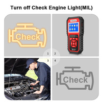KONNWEI KW850-Escáner de coche OBD2 para comprobar la luz del motor con lector de código EOBD