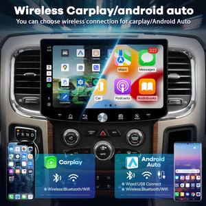 Reproductor de DVD con Pantalla de Radio de 11.5 Pulgadas, Snapdragon 665 para Dodge Ram 2013-2018, CarPlay Inalámbrico, QLED 2K, DSP, Navegación GPS - Product Image 5