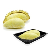 Bandeja Desechable de PP Virgen de Grado Alimenticio para Durian, Bandeja Termoformada para Alimentos Congelados, Venta al Por Mayor