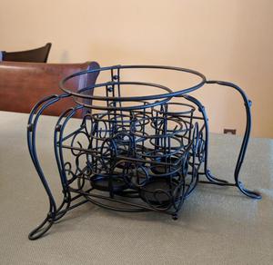 7-Piece Metal Buffet <strong>Wire</strong> <strong>Rack</strong> Organizer Plate &amp; Napkin <strong>Rack</strong> with Cutlery Holder Flatware Caddy Storage Dish <strong>Rack</strong> Kitchen Use - Product Image 5