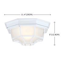 Plafonnier LED moderne de 10 pouces pour la maison, le bureau, le couloir, éclairage de plafond décoratif, matériau en alliage d'aluminium