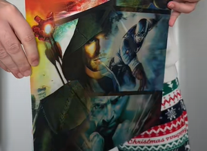 <span class=keywords><strong>3D</strong></span> phim hoạt hình stereo Gradient Grating sơn tùy chỉnh <span class=keywords><strong>3D</strong></span> stereo Poster từ nhà sản xuất cho tấm nhựa - Product Image 3