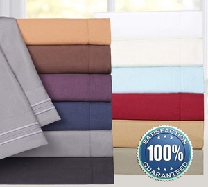 Bộ Ga Trải Giường 800 Cotton, Ga Trải Giường Sateen Solid King Bộ 5 Ga Giường Cỡ King 100% Có Thể Điều Chỉnh Được Màu Đặc Biệt Dành Cho Khách Sạn Hoàng Gia - Product Image 6