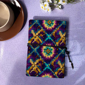 Cuaderno A6 hecho a mano, regalo sofisticado para abogados, ideal para notas de casos y reuniones con <span class=keywords><strong>pixel</strong></span> geométrico-<span class=keywords><strong>Art</strong></span> <span class=keywords><strong>P</strong></span> - Product Image 3