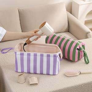 Bolsa de Almacenamiento para Secador de Pelo con Diseño de Rayas, Organizador Portátil de Viaje para Accesorios de Rizador de Pelo - Product Image 5