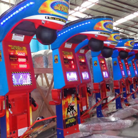Machine/machine à prix de boxe, cola de paiement de machine de jeu à jetons, machine à poinçonner pour des billets ou des prix