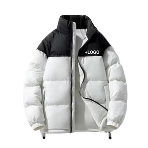 Veste matelassée en toile personnalisée, doudoune <span class=keywords><strong>North</strong></span> <span class=keywords><strong>Face</strong></span>, rembourrage en duvet, imperméable, coupe-vent, parka d'hiver pour homme et femme - Product Image 1