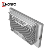 Panel PC Industrial de 12.1 Pulgadas con Pantalla Táctil Resistente sin Ventilador, Control de Automatización Industrial, Carcasa de Aleación de Aluminio Fundido a Presión, Puerto HD
