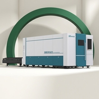 Machine de découpe laser à fibre fermée robuste LX3015PHO avec plateforme d'échange pour fournisseurs