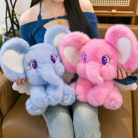 Usine ODM de jouets en peluche en Chine : Nouvelle Peluche Éléphant Bébé Ange Mignonne et Moelleuse, Coussin de Lit Décoratif pour la Maison, 30-50cm avec CE/CPC