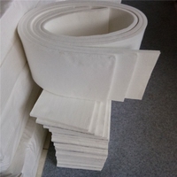 Accessoires pour machine à découper les bandes de feutre polyester industriel, feutre tampon résistant à l'usure pour le traitement des plaques en acier inoxydable