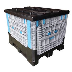 Nhiệm Vụ Nặng Nề Nhựa Lớn Thùng Đóng Mở <span class=keywords><strong>Pallet</strong></span> <span class=keywords><strong>Container</strong></span> Cho Hàng Hóa Và Lưu Trữ Thuận Tiện Và Bền Hộp Lưu Trữ - Product Image 5