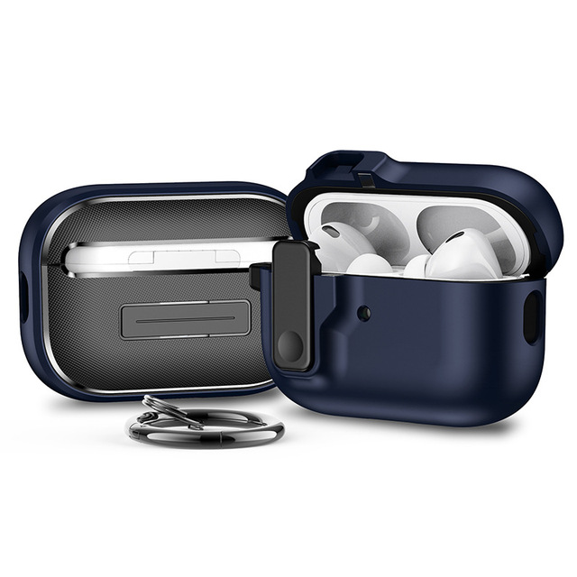 New Arrival Switch Secure Lock PC Cases for AirPods Pro 2 Anti-drop Shockproof High-quality Hard Shell Protective Case Cover