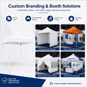 Tente pop-up carrée 3x3 en tissu Oxford, structure métallique, pliable, <span class=keywords><strong>protection</strong></span> UV, imperméable, portable, utilisation en extérieur trois saisons, commerce, <span class=keywords><strong>sport</strong></span> - Product Image 3