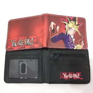 กระเป๋าสตางค์สั้น Yu-Gi-Oh ธีมอะนิเมะกระเป๋าใส่เหรียญหนัง PU สำหรับนักเรียนสุดสร้างสรรค์และมีเอกลักษณ์เคสใส่บัตรกระเป๋าสตางค์ครึ่งราคาของผู้ชาย - Product Image 3
