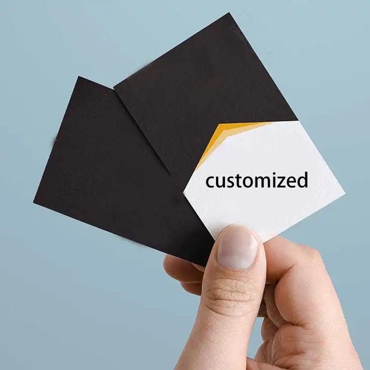 Papel de negócios personalizado cor de graças você cartões holográficos impressão graças você cartões de negócios agradecimento c