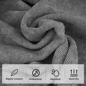 Tập thể dục Khăn 120x50 cm, Microfibre thể thao khăn với túi <span class=keywords><strong>zip</strong></span> cho phòng tập thể dục và Đào tạo phòng tập thể dục khăn - Product Image 2