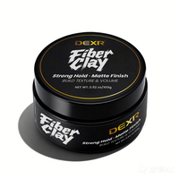 Cire coiffante mate pour hommes, argile capillaire de qualité salon, cire et pommade capillaires effet naturel OEM ODM