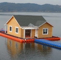 Plateforme flottante en HDPE à haute flottabilité, cube ponton, flotteur de bateau durable, marque Piston Botai, 500x500x400mm, protection UV