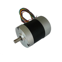 Motor Brushless Nema 23 50W/70W Bldc dengan Driver Terintegrasi 24V 4000rpm Motor DC untuk Robot AGV
