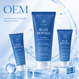 Limpiador Facial Profundo con Péptidos Azules, Limpiador Facial Espumoso Suave para Todo Tipo de Piel, Marca Privada OEM - Product Image 4