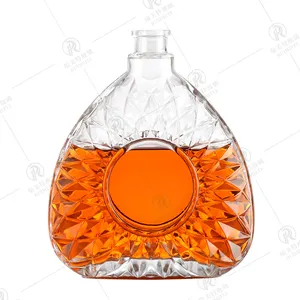 Botol kaca 500ml 750ml bebas Timbal botol anggur asing penjaga kesehatan Louis xiii brandy XO botol kaca anggur