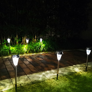 Lampes solaires LED en forme de tulipe, fleurs artificielles pour l'extérieur, lampe de pelouse, éclairage décoratif pour jardin, cour, parc, paysage - Product Image 2