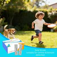 Kit de test rapide sanguin pour l'antigène du coronavirus canin (FCoV) chez le chat, 10 tests/bandes vétérinaires, temps de dosage de 5 à 10 minutes, usage commercial et domestique
