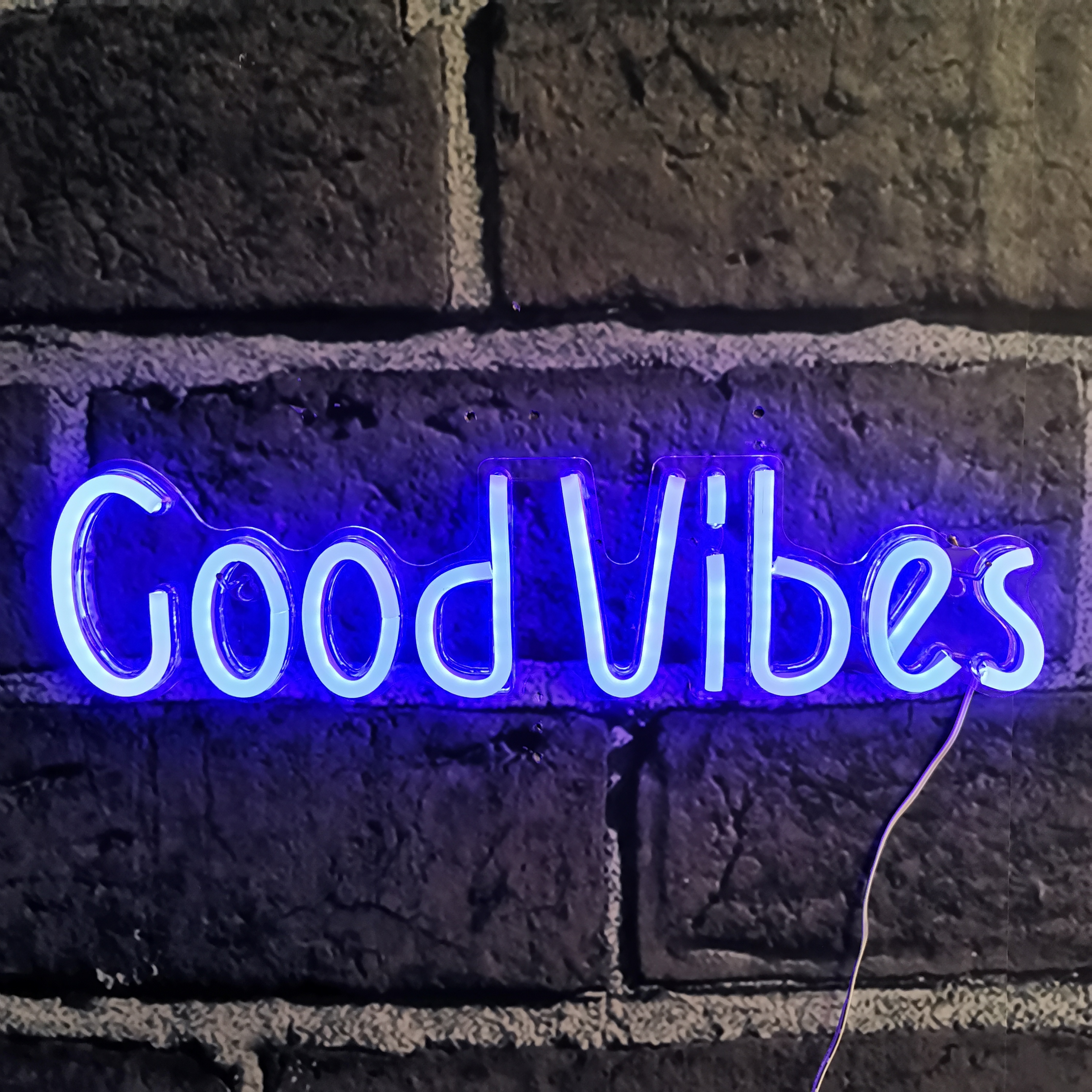 Неоновые вывески Good Vibes для декора, декоративная лампа для спальни, пива, бара, паба, отеля, вечеринки, ресторана, игровой комнаты, настенное украшение