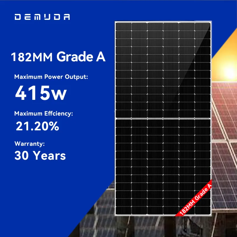 איכות מחלקה מוצפת 390w 395 415 400 w 400 w 415w 405w w w w w w pv w w pv. lotovoltaic מודול onocrystalline