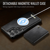 Étui portefeuille en cuir avec support pour cartes et téléphone pour Samsung Galaxy S26 Ultra S25 Plus S24 FE S23 S22 S21 S20 Coque arrière rabattable