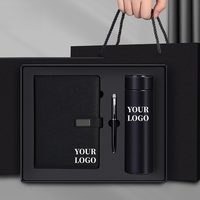 Coffret Cadeau de Bureau A5 : Carnet, Tasse Thermos, en Similicuir et Papier Dorland, Personnalisable, Haute Valeur Esthétique