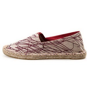 <span class=keywords><strong>Espadrillas</strong></span> in tela di cotone stampate personalizzate all'ingrosso da donna piatte - Product Image 3