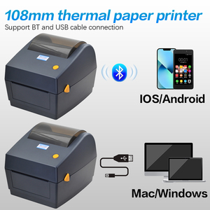 Xprinter 480b Trực Tiếp Nhiệt POS Máy In New Linux Mã Vạch USB Nối Tiếp LAN 100*100/150Mm Vận Chuyển Nhãn 108Mm Max Logo - Product Image 4