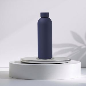 350ML 500ML 750ML 1000ML Anti Collision Bottle Body 304 Small Mouth Bottle Vehicle Outdoor Hiking <b>Container</b> Custom Print Pattern - Product Image 3