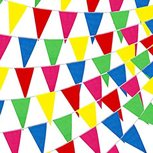 Banderoles en tissu feutre arc-en-ciel, <span class=keywords><strong>guirlande</strong></span> multicolore pour fête d'anniversaire, décoration de classe - Product Image 6