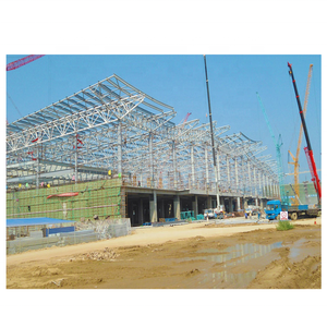 Marco de tubo de acero truss estadio techo gimnasio cubierta de techo canopy de construcción para futsal cancha deportiva - Product Image 1
