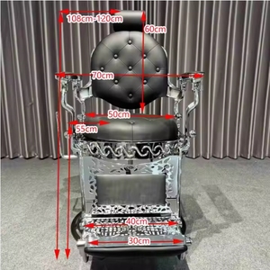 Chaise de salon inclinable tout usage à cadre en acier robuste pour cheveux chaise de shampooing de styliste de tatouage pour chaise de styliste de salon de coiffure - Product Image 6